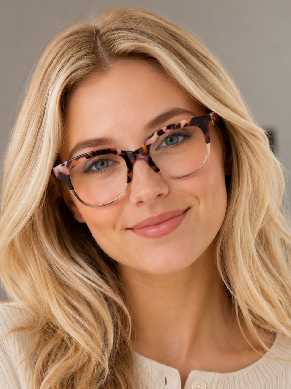 Peepers Georgia Pink Tortoiseshell Reading Glasses . +1.50